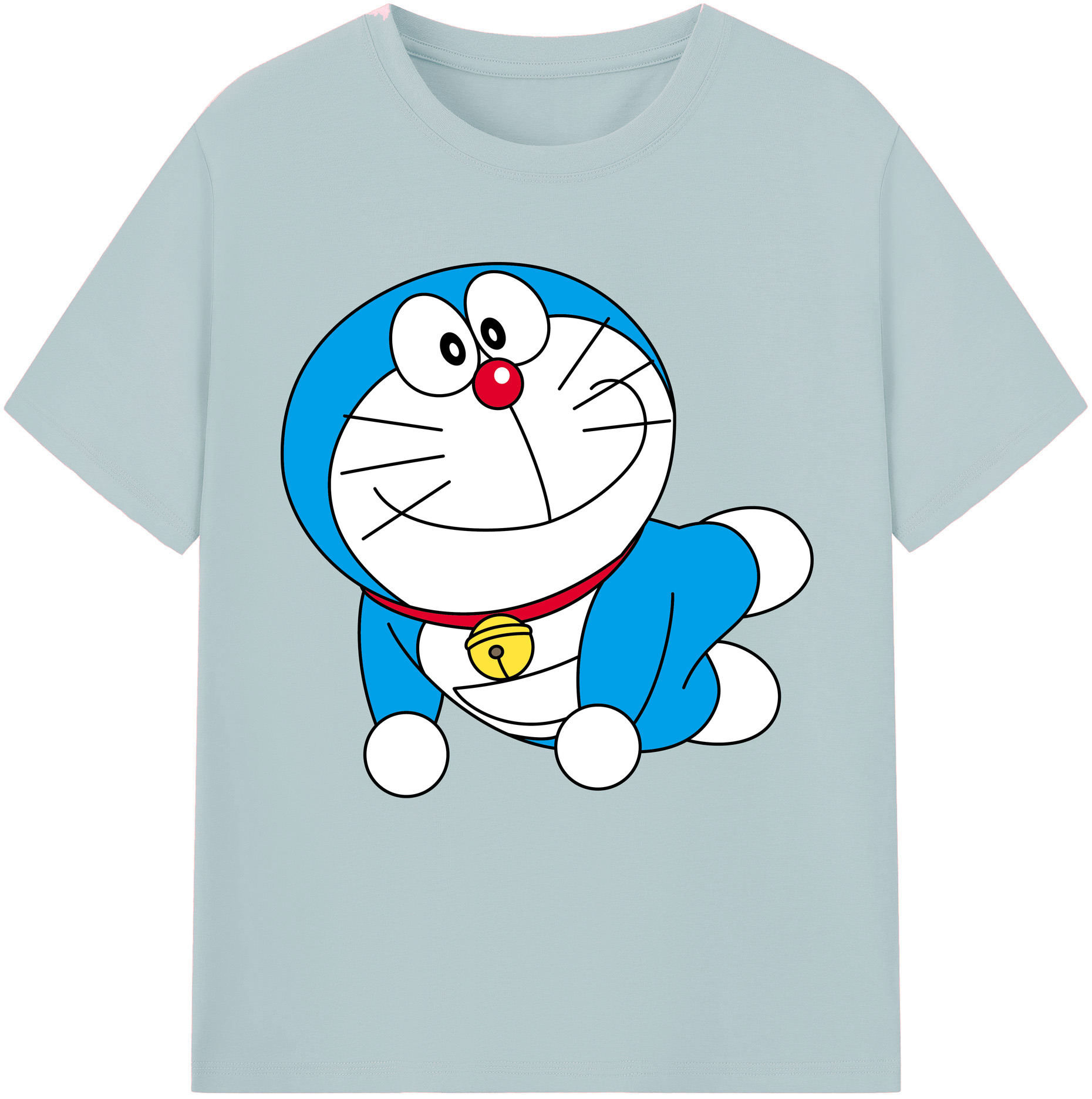 （画像用） ドラえもん Doraemon 綿100％半袖Tシャツ（フロントプリント）